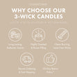 Load image into Gallery viewer, Pure White Sands 3-Wick Candle