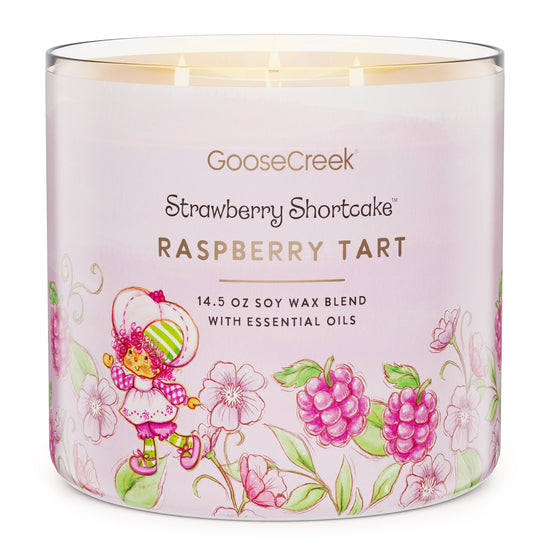 Raspberry Tart 3-Wick Strawberry Shortcake Candle