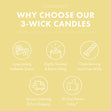 Load image into Gallery viewer, Sand Castles 3-Wick Candle