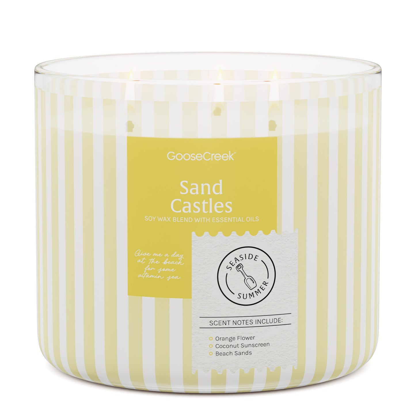 Sand Castles 3-Wick Candle