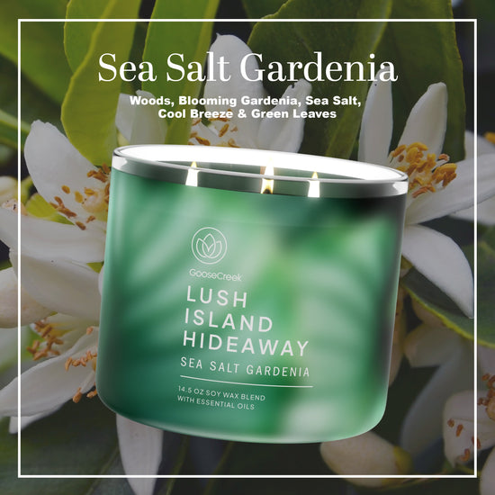 Sea Salt Gardenia Large 3-Wick Candle
