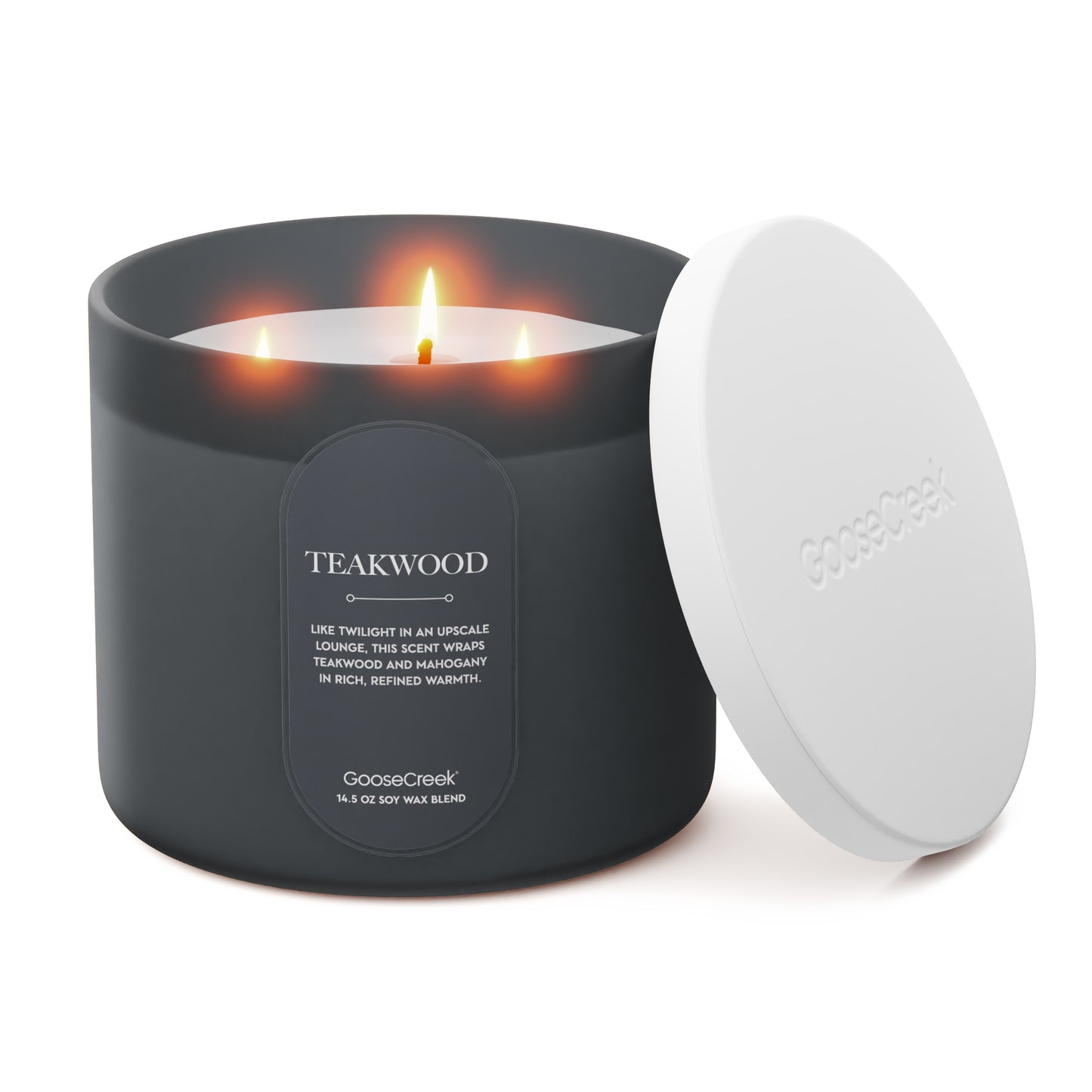 Teakwood 3-Wick Candle