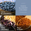Load image into Gallery viewer, Warm Blueberry Crumble 3-Wick Candle