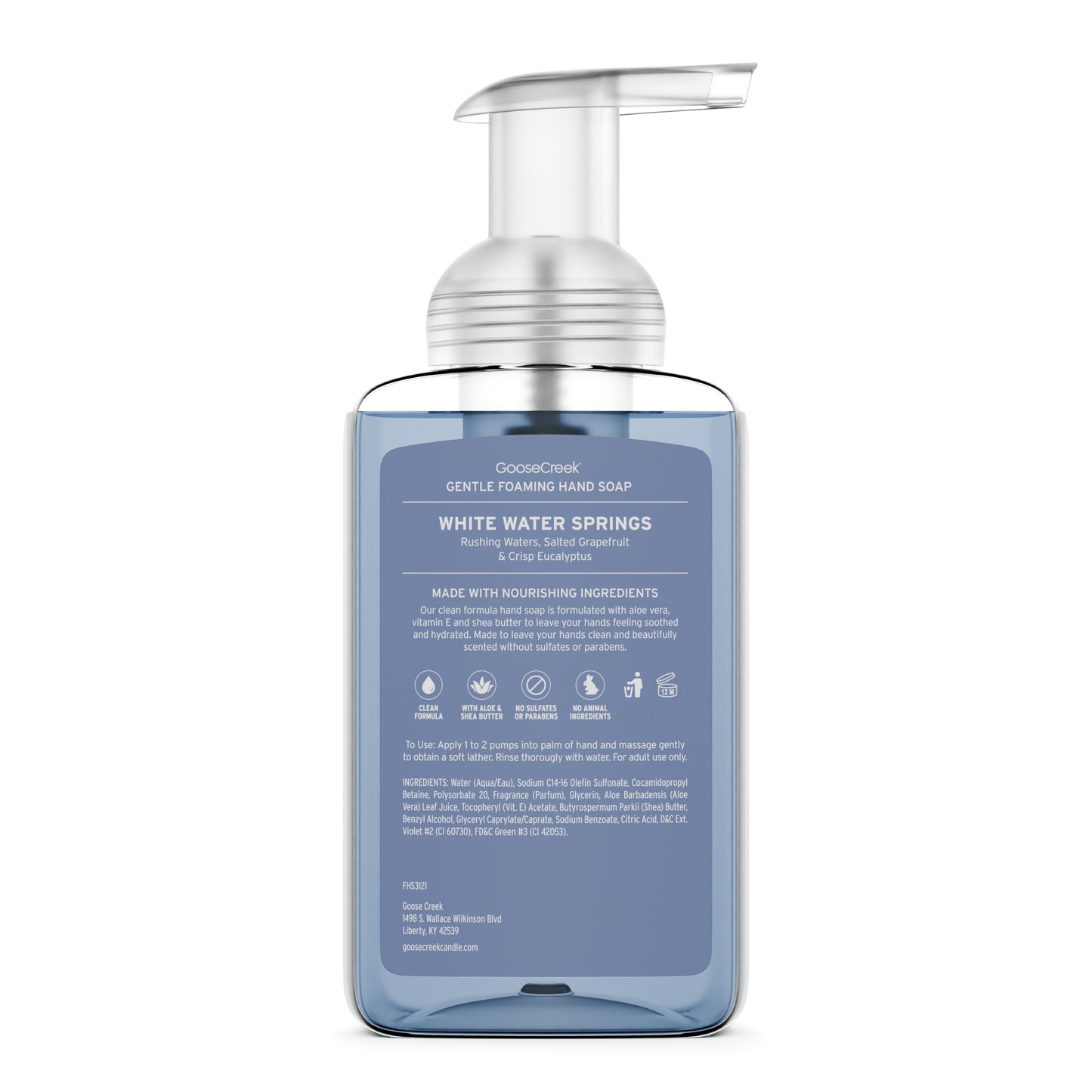 White Water Springs Lush Foaming Hand Soap