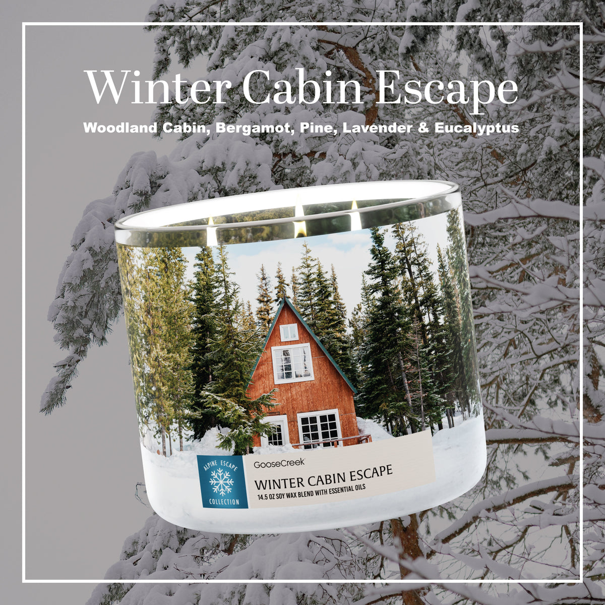 ❌VERY RARE❌ COZY CABIN 3 WICK outlet CANDLE