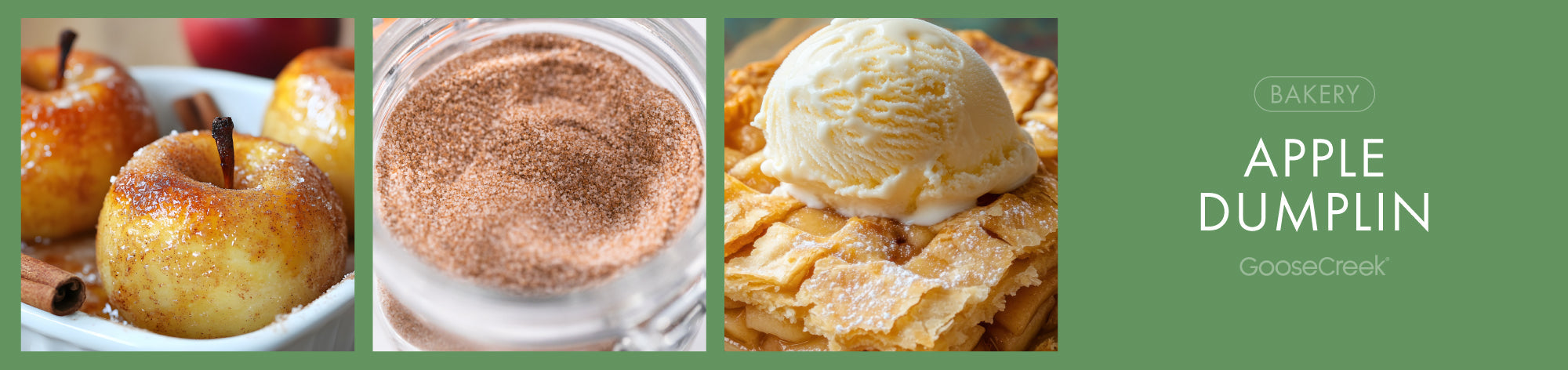 Apple Dumplin Fragrance-Goose Creek Candle