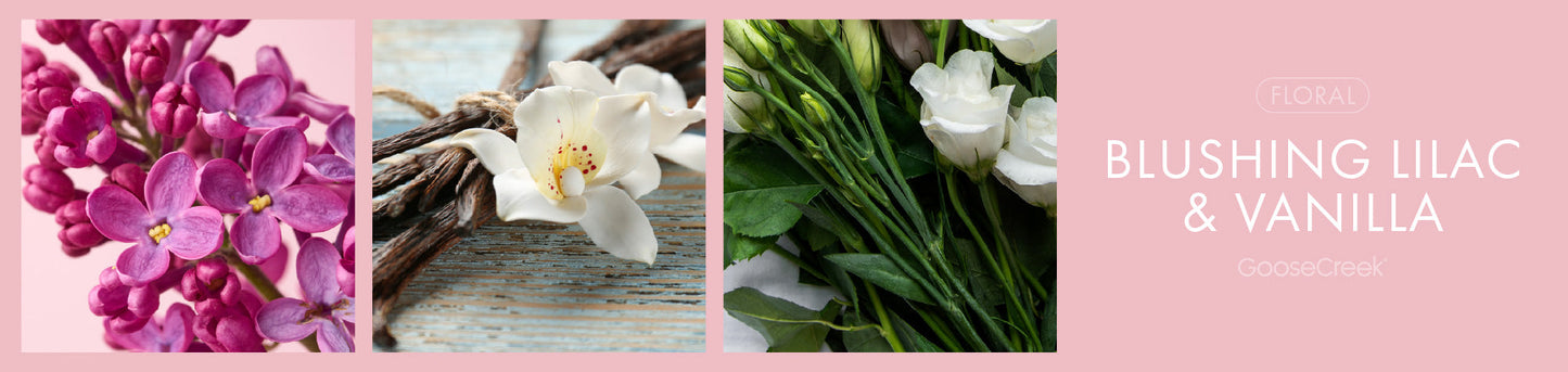 Blushing Lilac & Vanilla Fragrance-Goose Creek Candle