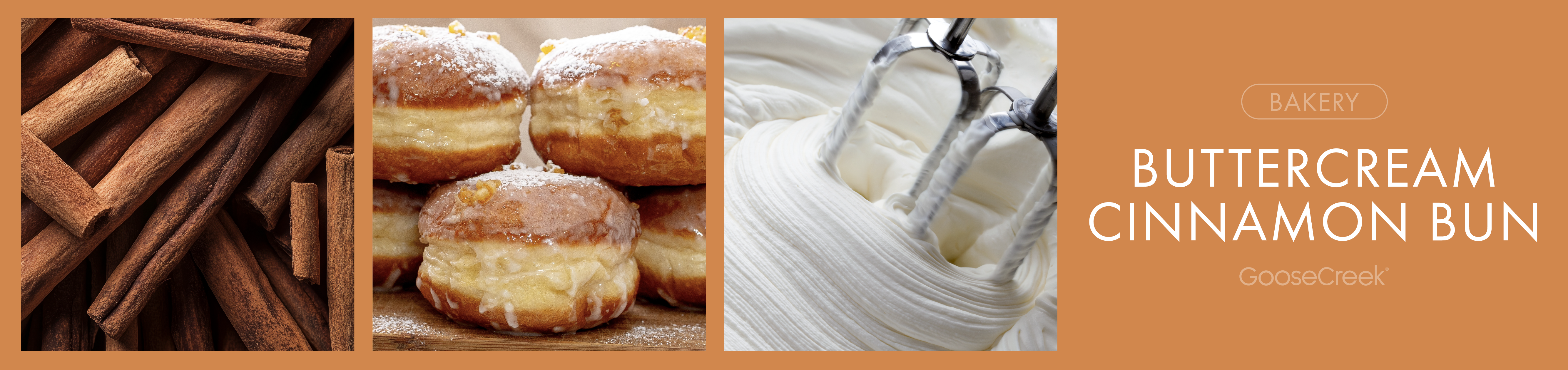 Buttercream Cinnamon Bun Fragrance-Goose Creek Candle