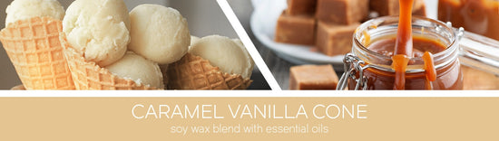 Caramel Vanilla Cone Fragrance-Goose Creek Candle