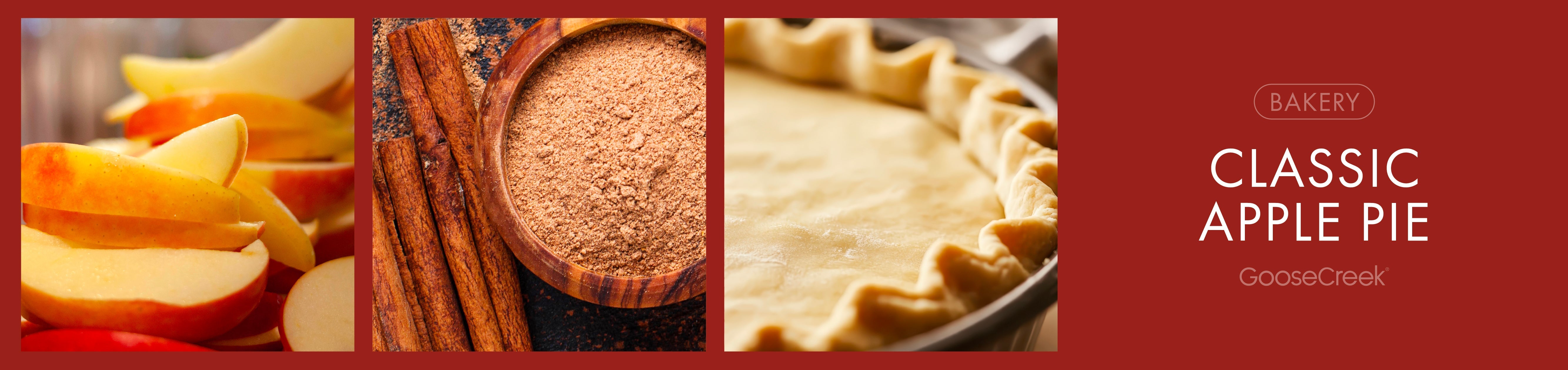 Classic Apple Pie 3-Wick Candle