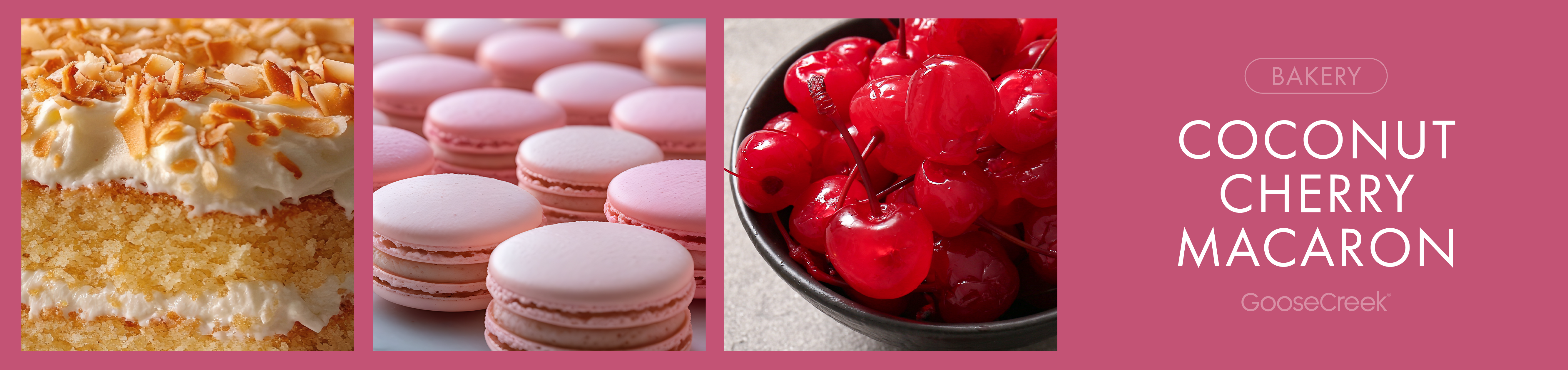 Coconut Cherry Macaron Fragrance-Goose Creek Candle