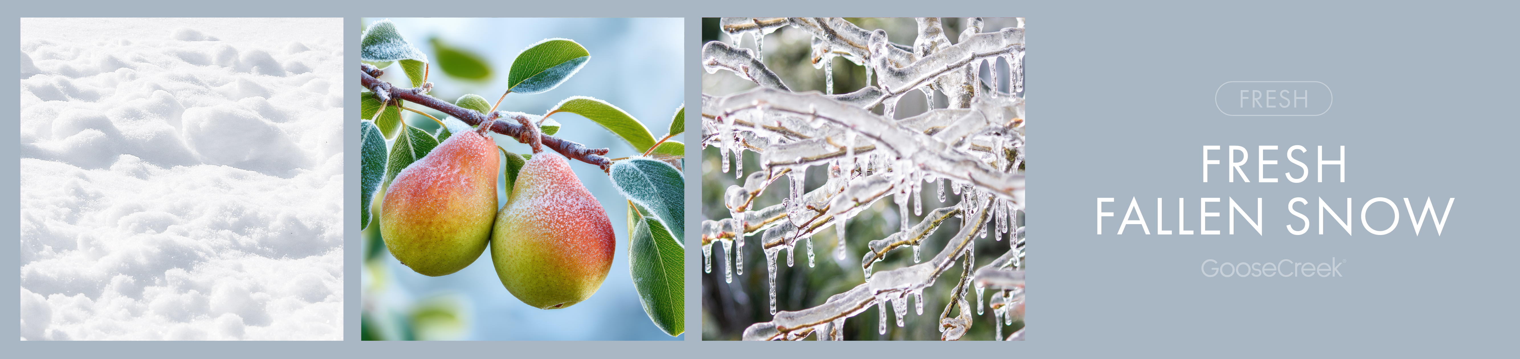 Fresh Fallen Snow 3-Wick Candle