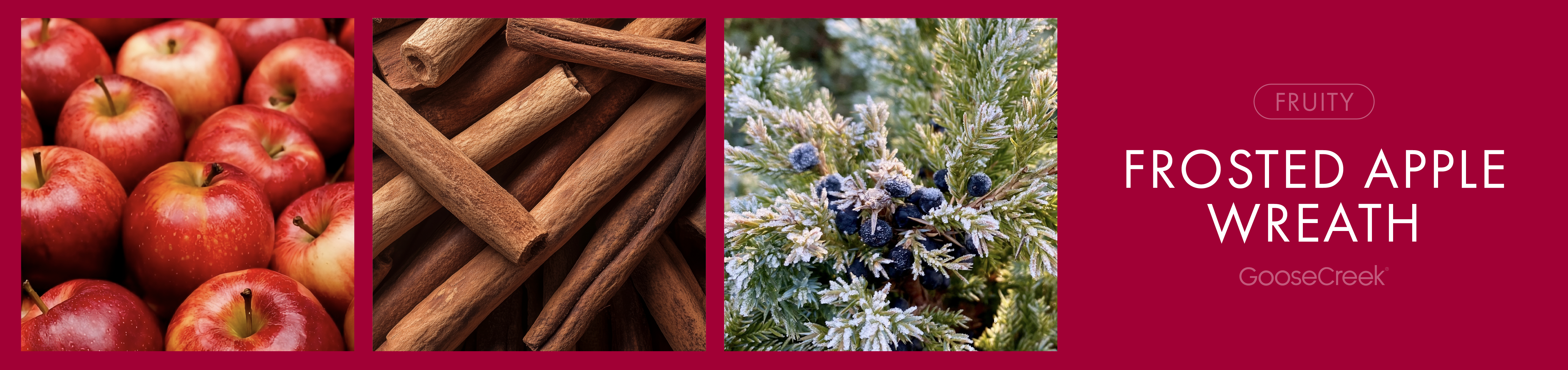 Frosted Apple Wreath Fragrance-Goose Creek Candle