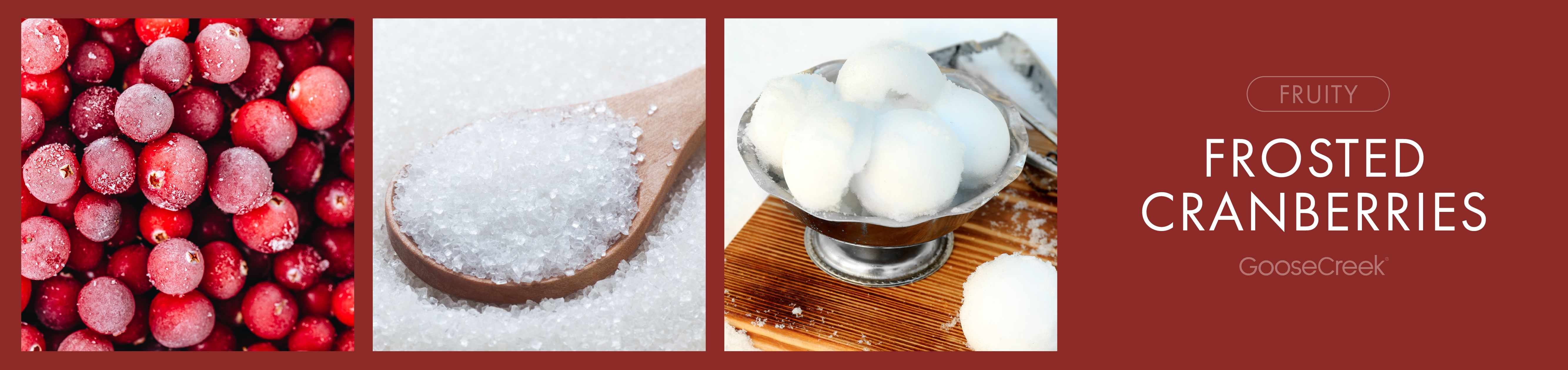 Frosted Cranberries Fragrance-Goose Creek Candle