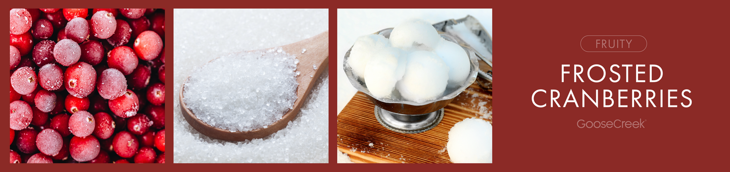 Frosted Cranberries Fragrance-Goose Creek Candle