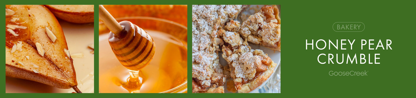 Honey Pear Crumble Fragrance-Goose Creek Candle