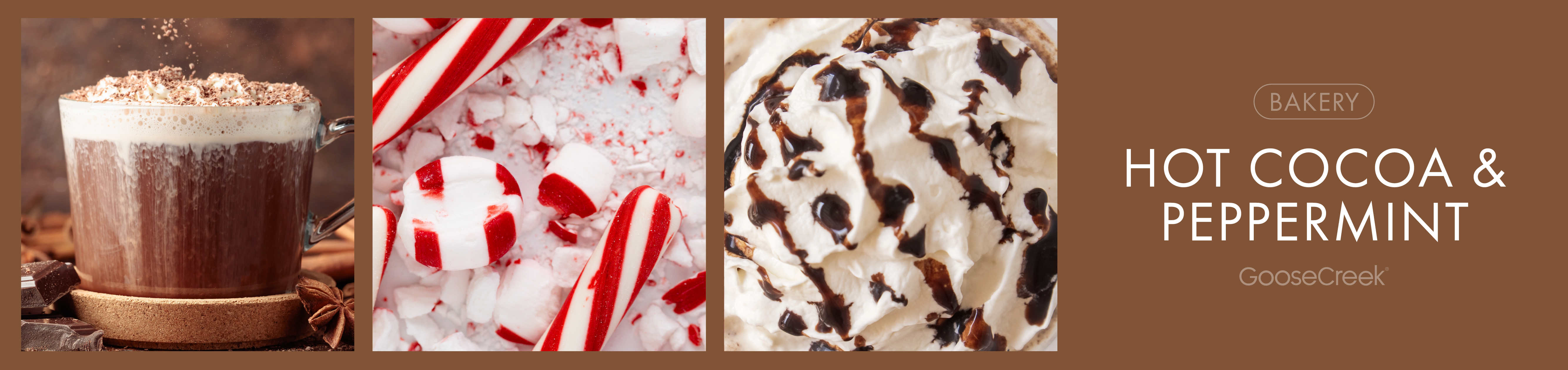 Hot Cocoa & Peppermint Fragrance-Goose Creek Candle