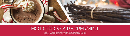 Hot Cocoa & Peppermint Fragrance-Goose Creek Candle