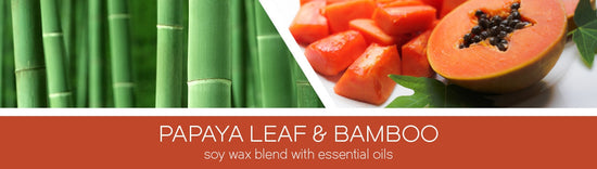 Papaya Leaf & Bamboo Fragrance-Goose Creek Candle