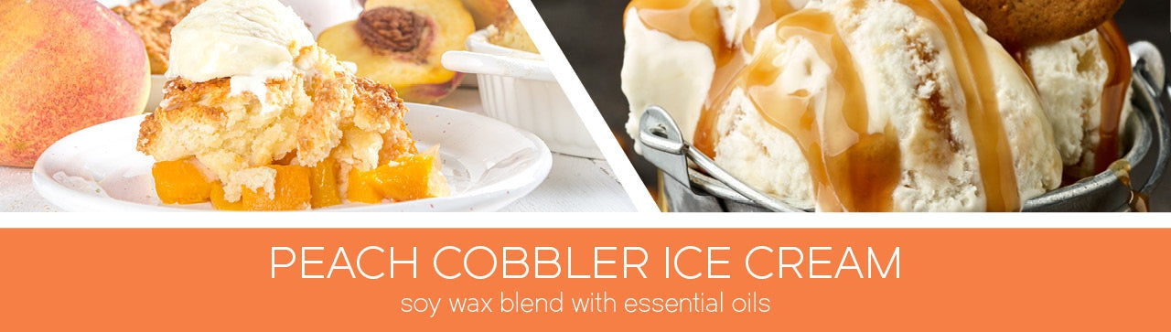 Peach Cobbler Ice Cream Fragrance-Goose Creek Candle