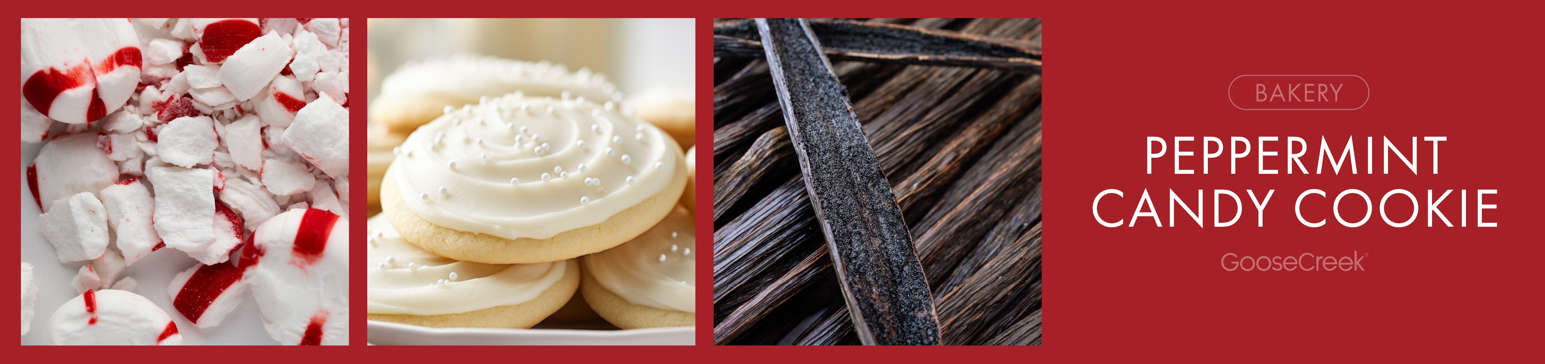 Peppermint Candy Cookie Fragrance-Goose Creek Candle