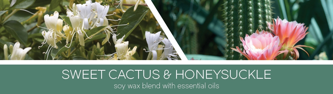 Sweet Cactus & Honeysuckle Fragrance-Goose Creek Candle