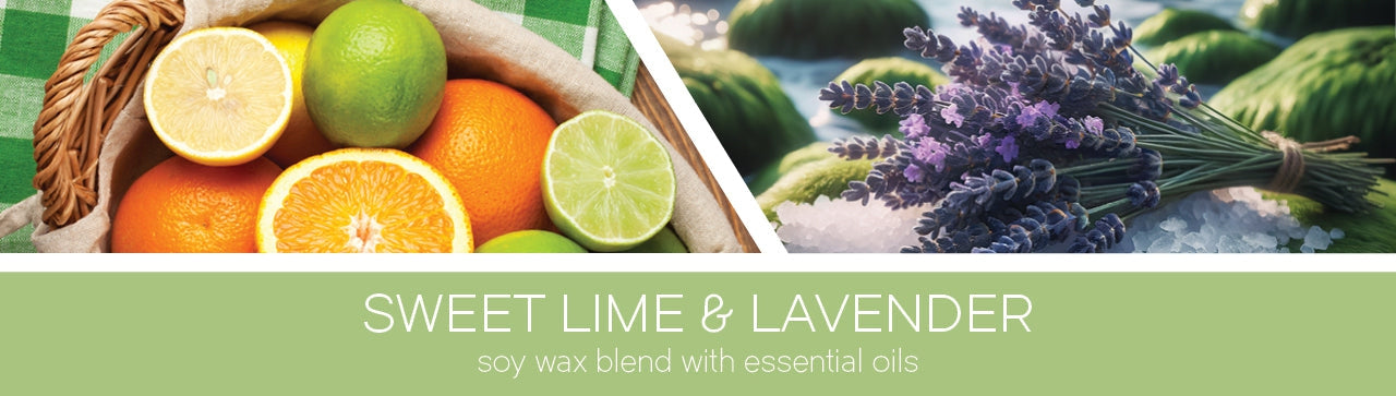 Sweet Lime & Lavender Fragrance-Goose Creek Candle