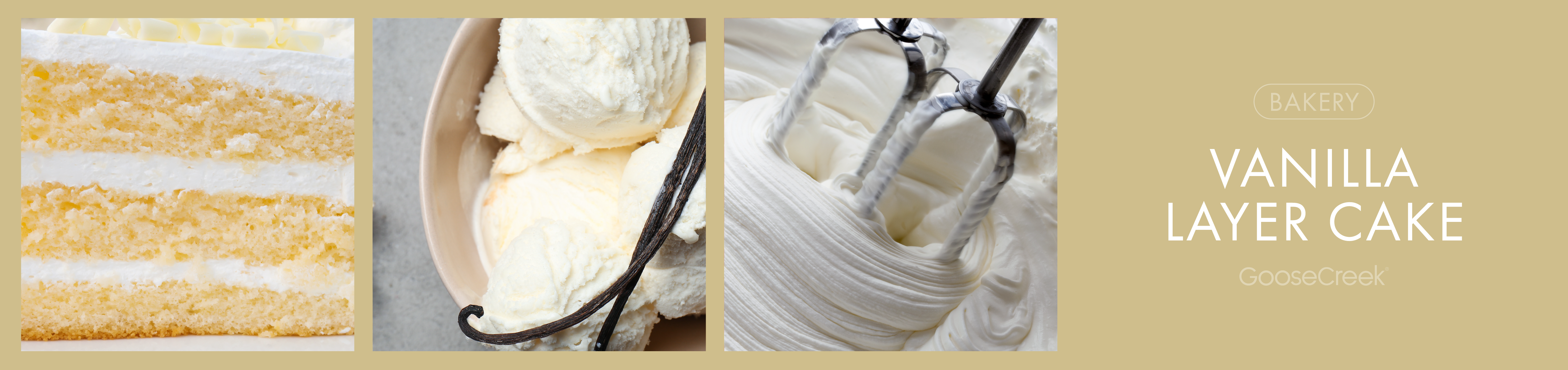 Vanilla Layer Cake Fragrance-Goose Creek Candle