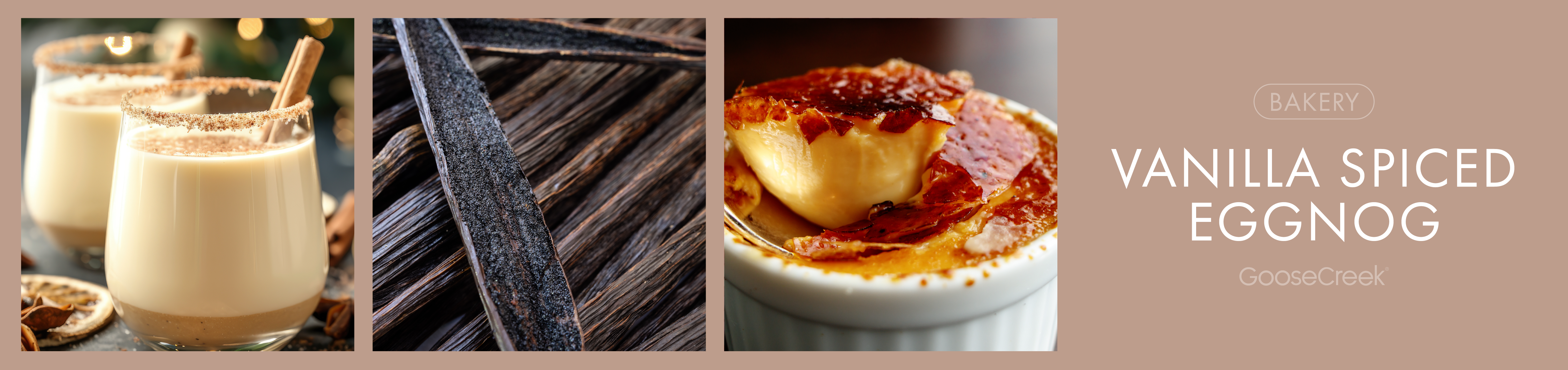 Vanilla Spiced Eggnog Fragrance-Goose Creek Candle