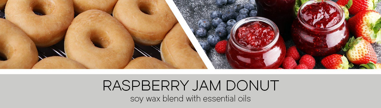 Raspberry Jam Donut Fragrance-Goose Creek Candle