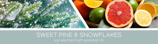Sweet Pine & Snowflake Fragrance-Goose Creek Candle