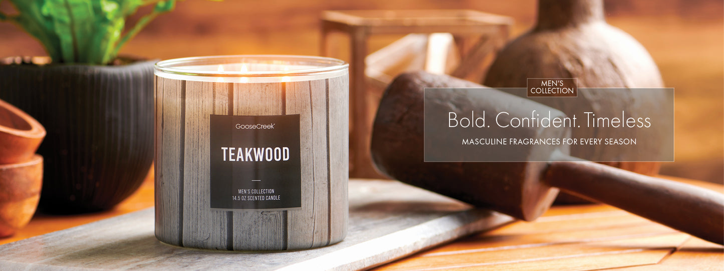 Candles for Men - Manly Candle Scents – Goose Creek Candle