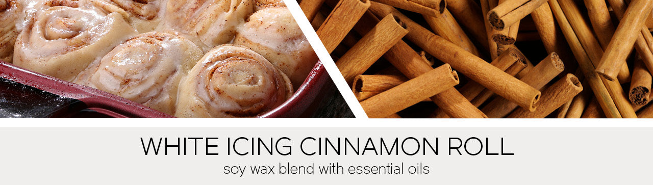 White Icing Cinnamon Roll Fragrance-Goose Creek Candle
