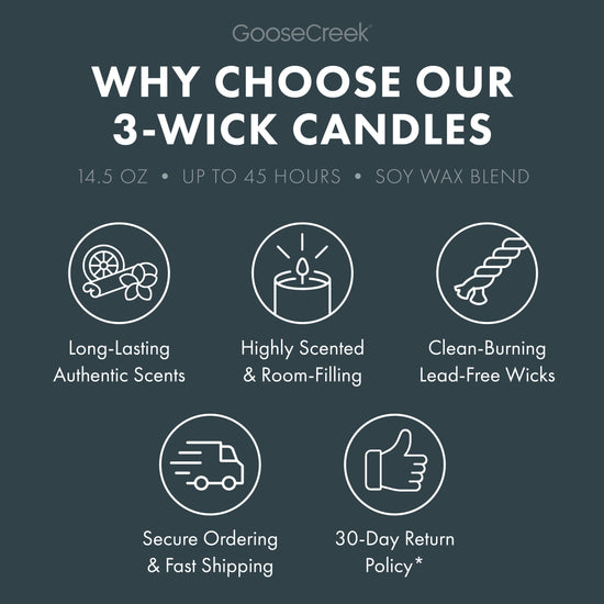 Apple & Black Walnut 3-Wick Candle