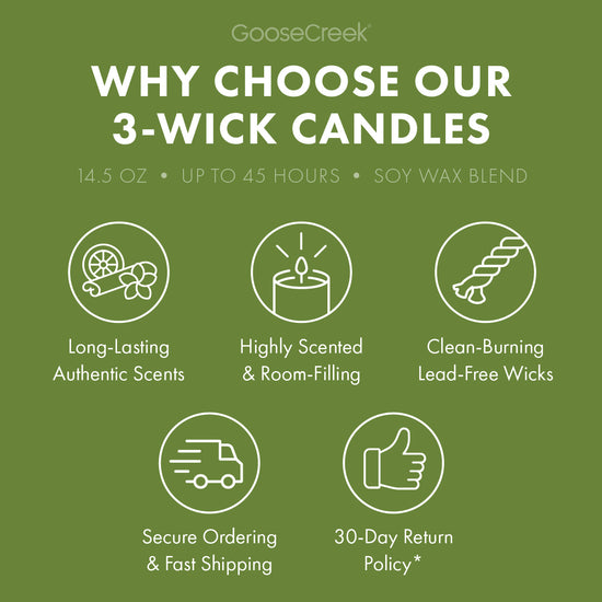 Apple Blossoms 3-Wick Candle