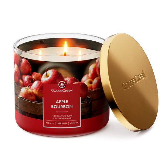 Apple Bourbon 3-Wick Candle