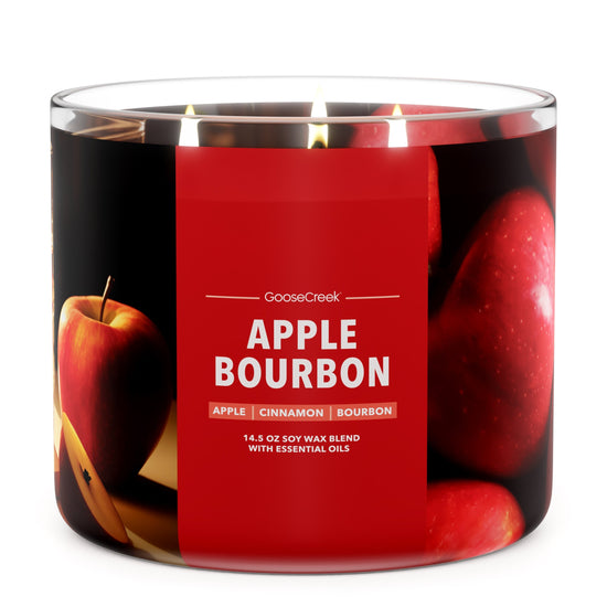 Apple Bourbon 3-Wick Candle