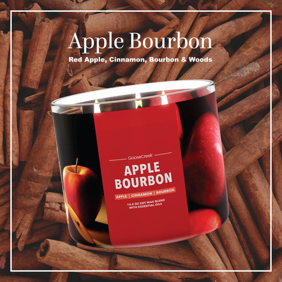 Apple Bourbon Large 3-Wick Candle