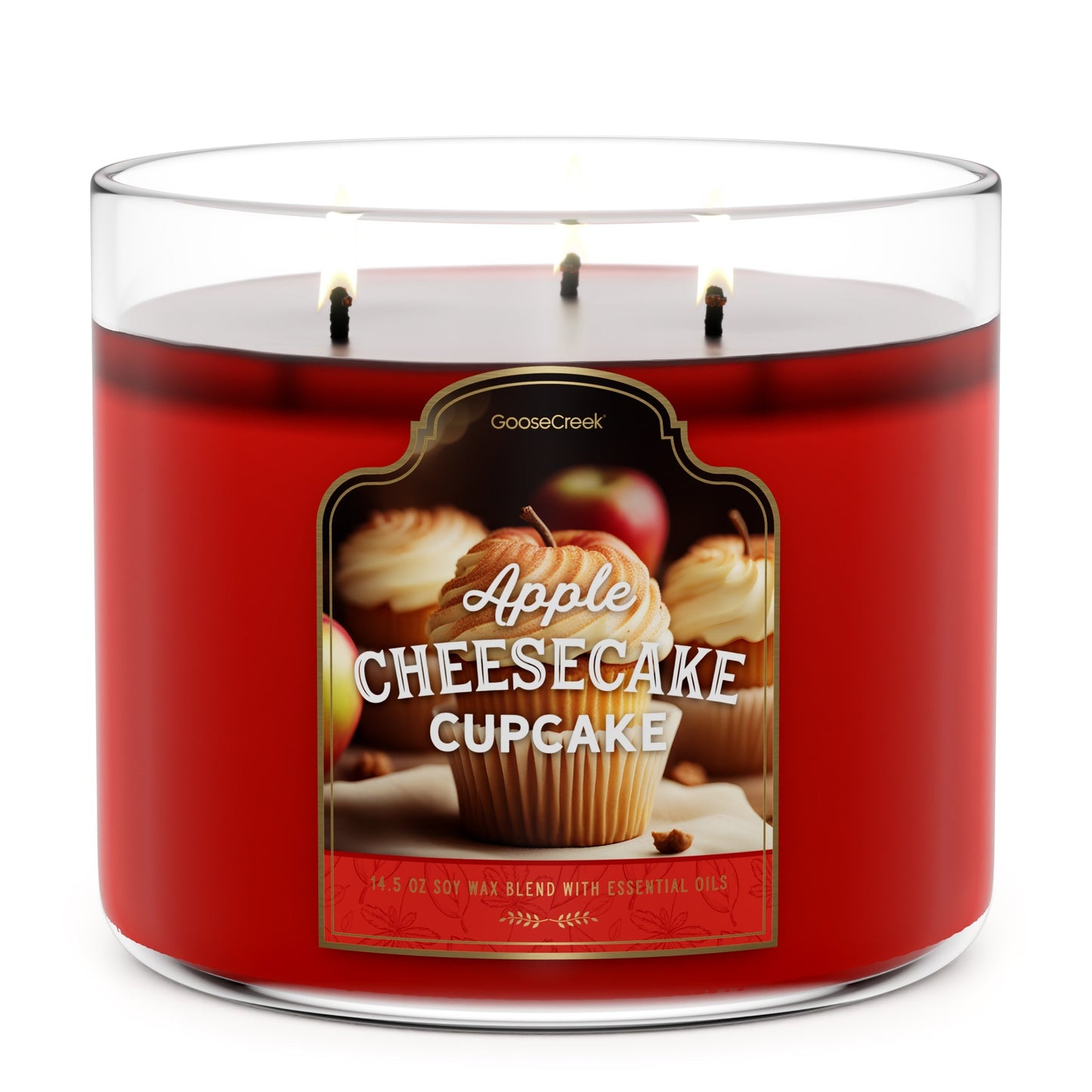 Apple Cheesecake Cupcake 3-Wick Candle