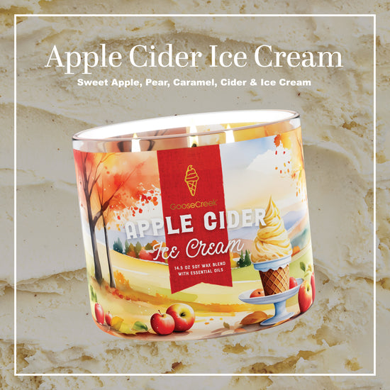 Apple Cider Ice Cream 3-Wick Candle