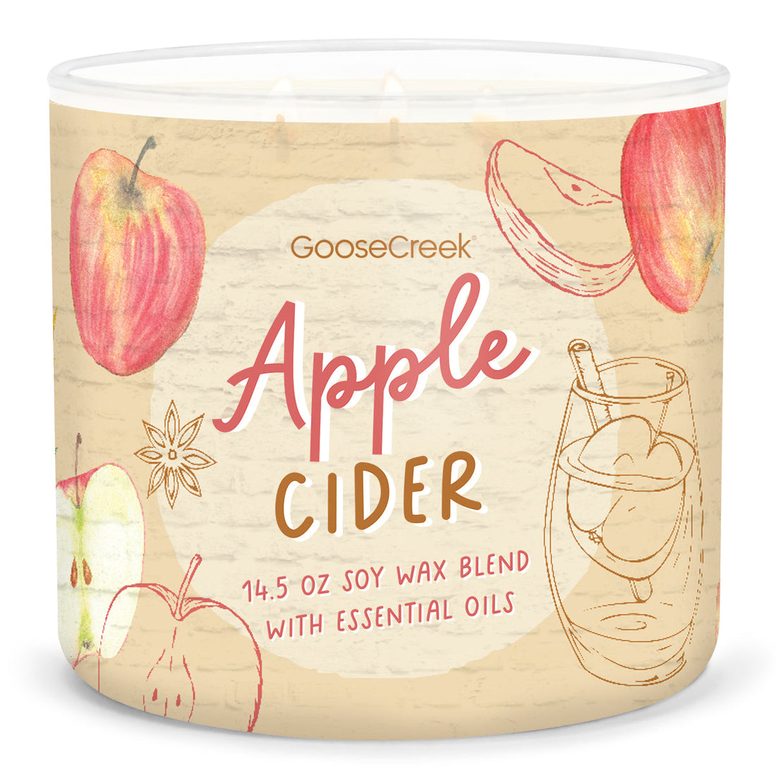 Cozy Apple Cider Candle - Warm, Inviting Fragrance – Goose Creek Candle