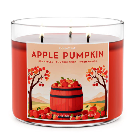 Apple Pumpkin 3-Wick Candle