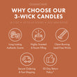 Load image into Gallery viewer, Applewood 3-Wick Candle
