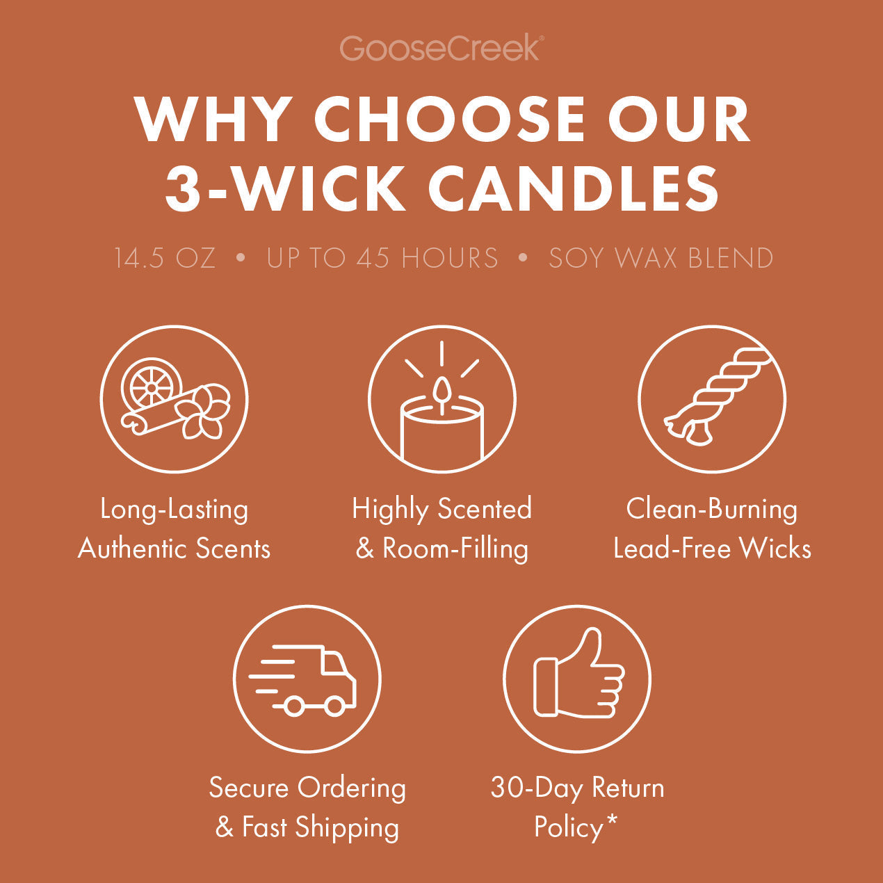 Applewood 3-Wick Candle