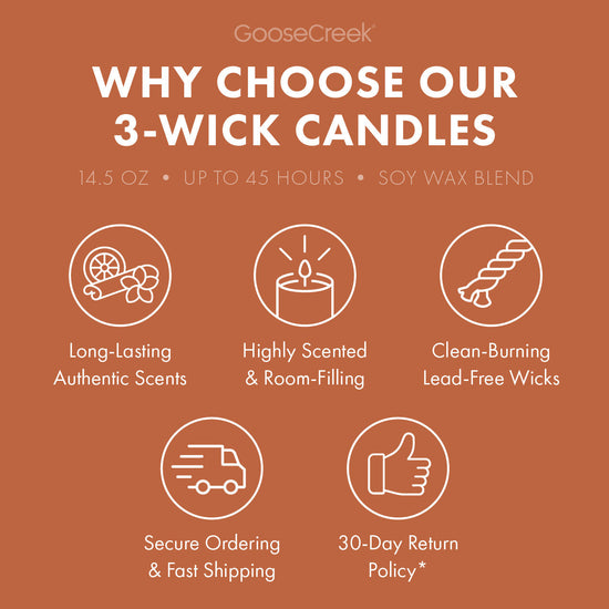 Applewood 3-Wick Candle