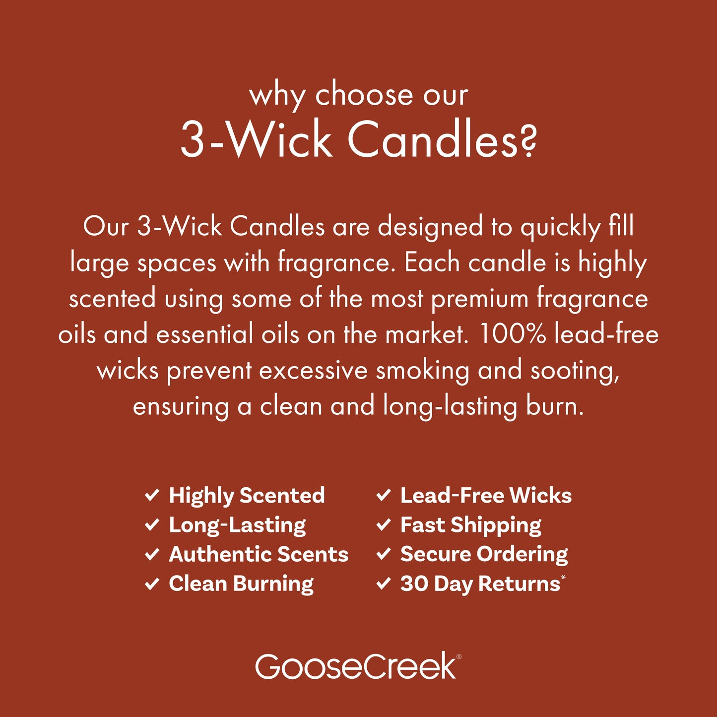 Applewood Trail 3-Wick Candle