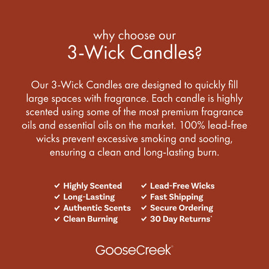 Applewood Trail 3-Wick Candle