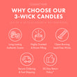 Apricot Strawberry Shortcake 3-Wick Candle