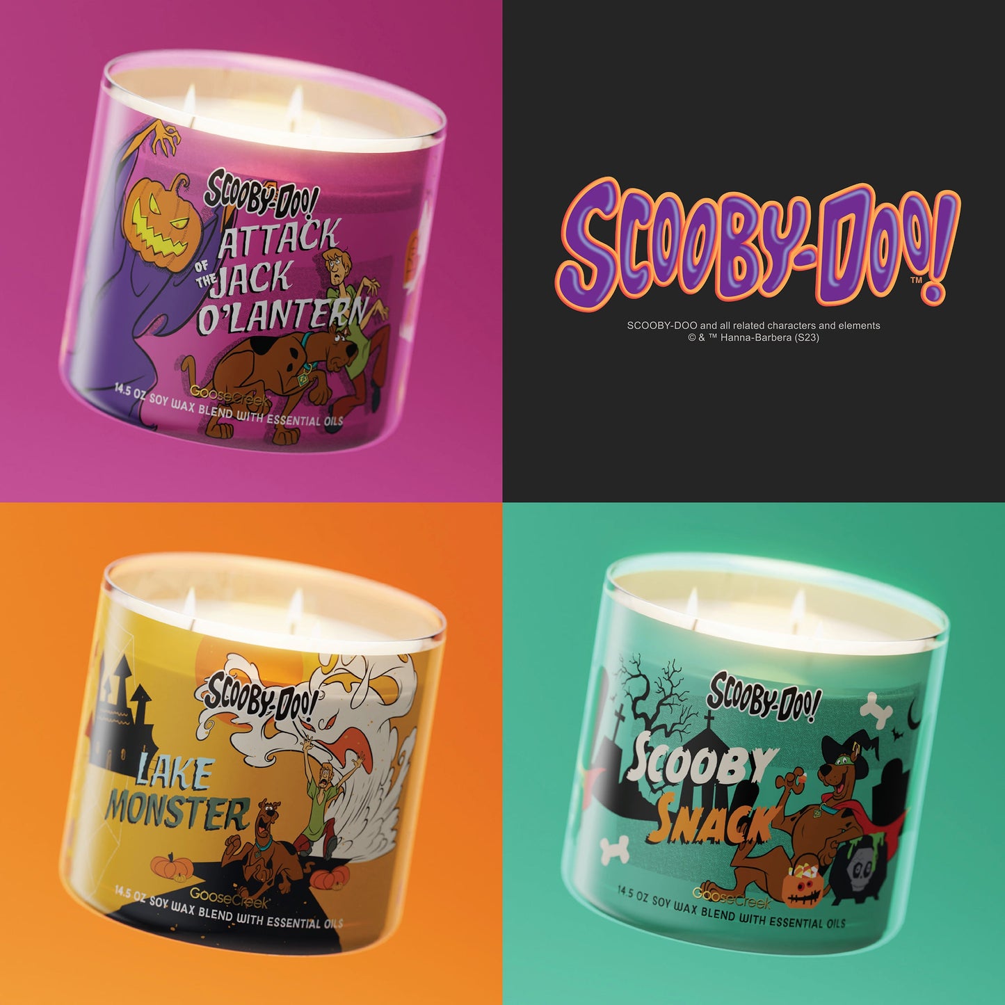 Attack of the Jack-O’-Lantern 3-Wick Scooby-Doo Candle