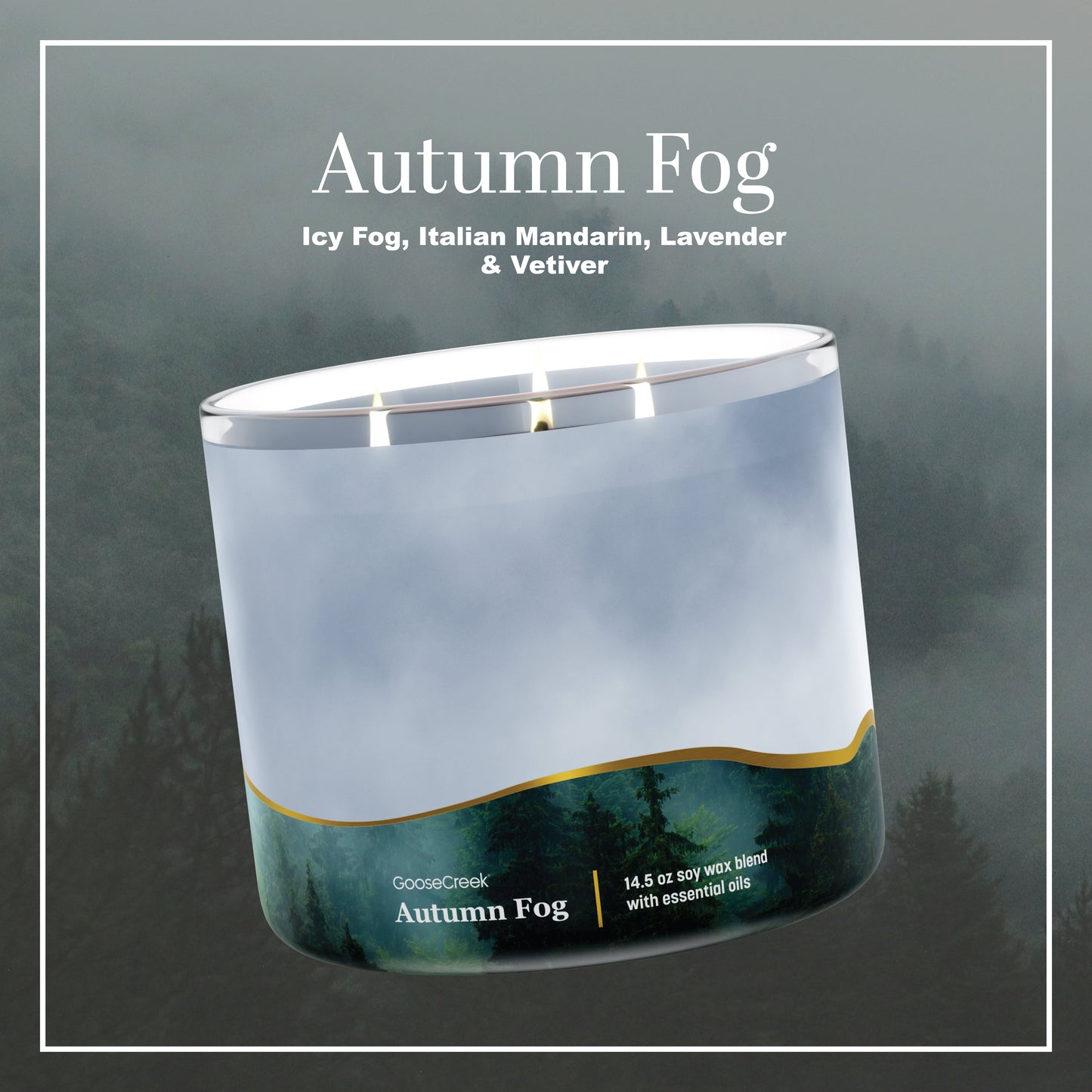 Autumn Fog 3-Wick Candle